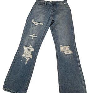 Jelly Jeans Blue Distressed Jeans